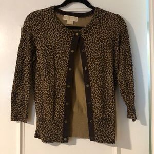 Michael Kors Cheetah Print Sweater